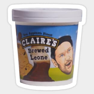 Bon Appetit BA Test Kitchen Staff Ice Cream | Brad Leone Sticker